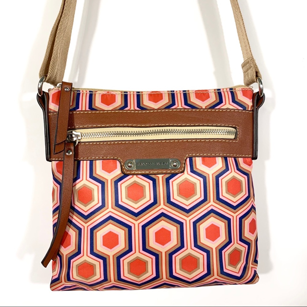 Franco Sarto Cross Body Multi-Color Bag.